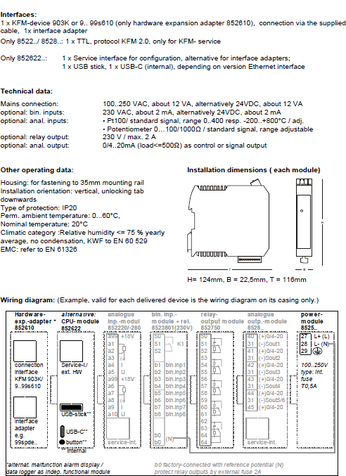 modular hardware series 852 manual page 7