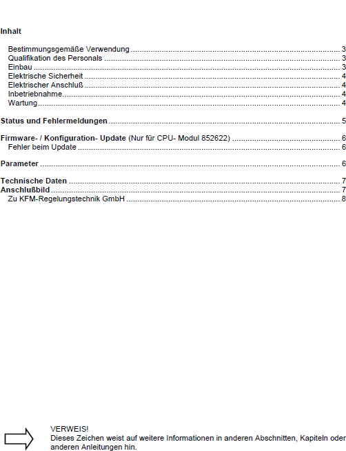 Modulare Hardware Baureihe 852 Bedienungsanleitung Seite 2