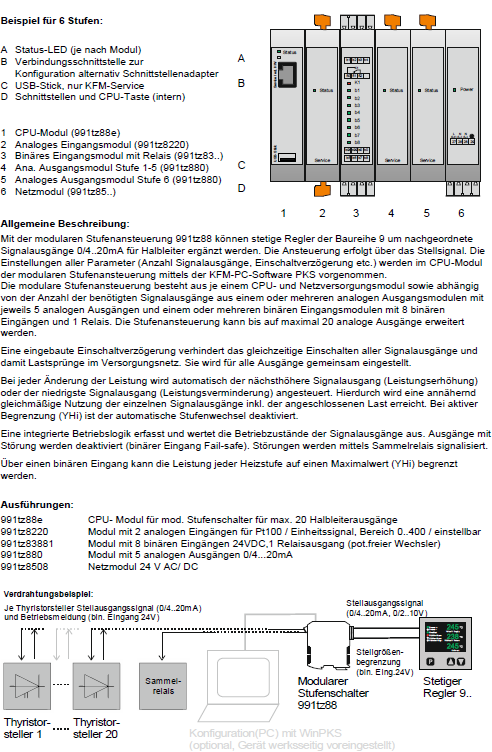 Modulare Stufenansteuerung für Halbleiter 991tz88 Seite 1